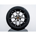 Cayenne E4 Demoset, 21-inch RS Spyder Design winterwielenset, gelakt in zwart (hoogglans) met glanzende voorvlak