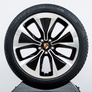 22-inch Sport Edition Aero winterwielenset, gelakt in zwart (hoogglans) met glanzende voorvlak