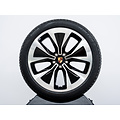 22-inch Sport Edition Aero winterwielenset, gelakt in zwart (hoogglans) met glanzende voorvlak