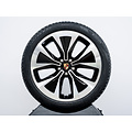 22-inch Sport Edition Aero winterwielenset, gelakt in zwart (hoogglans) met glanzende voorvlak