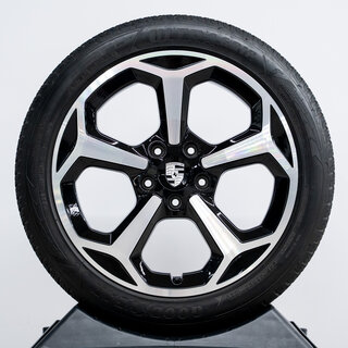 20 inch Taycan Off Road Design winterwielenset zwart gespoten (hoogglans)