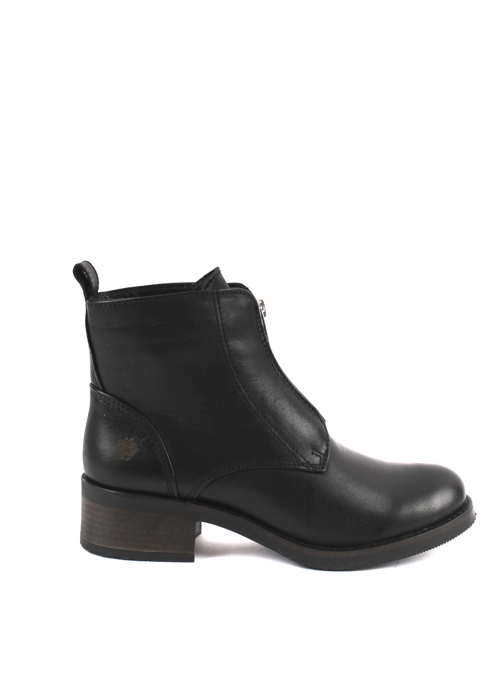 Stiefeletten mit Zipper Dia, Schwarz