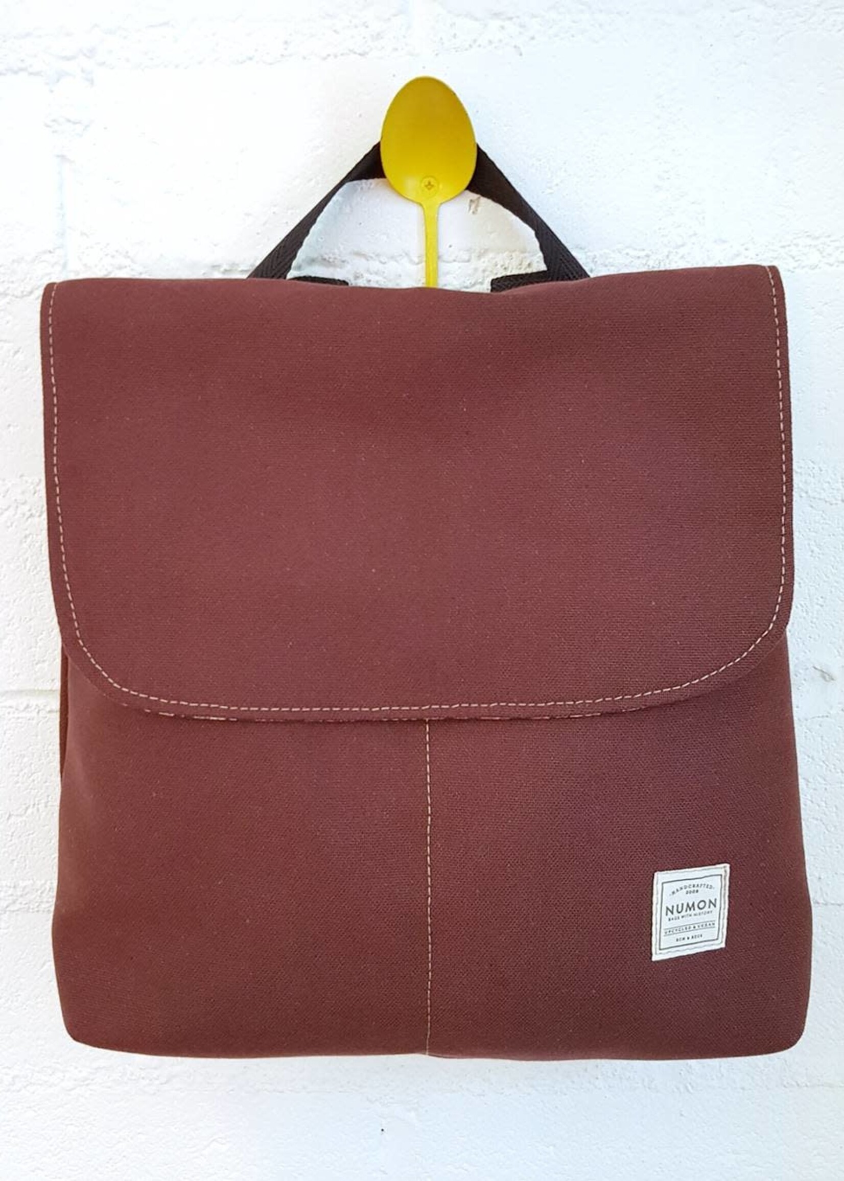 Numon Rucksack BASIC mit Reissverschluss Bordeaux