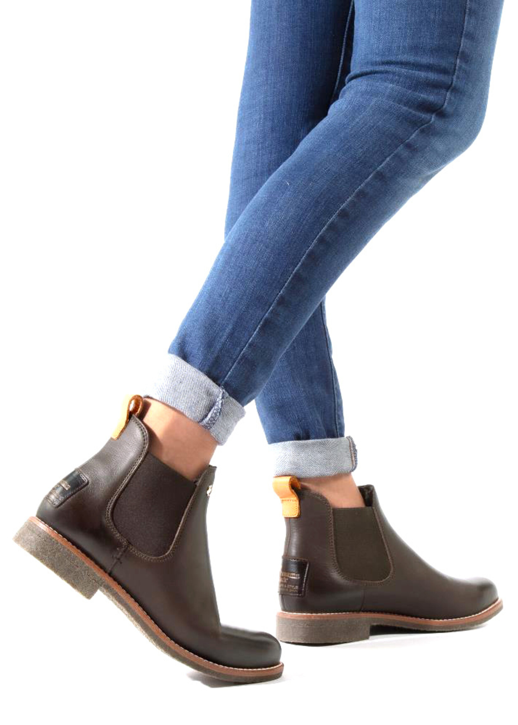 Chelsea Boot Giordana Igloo Pull Up Brown