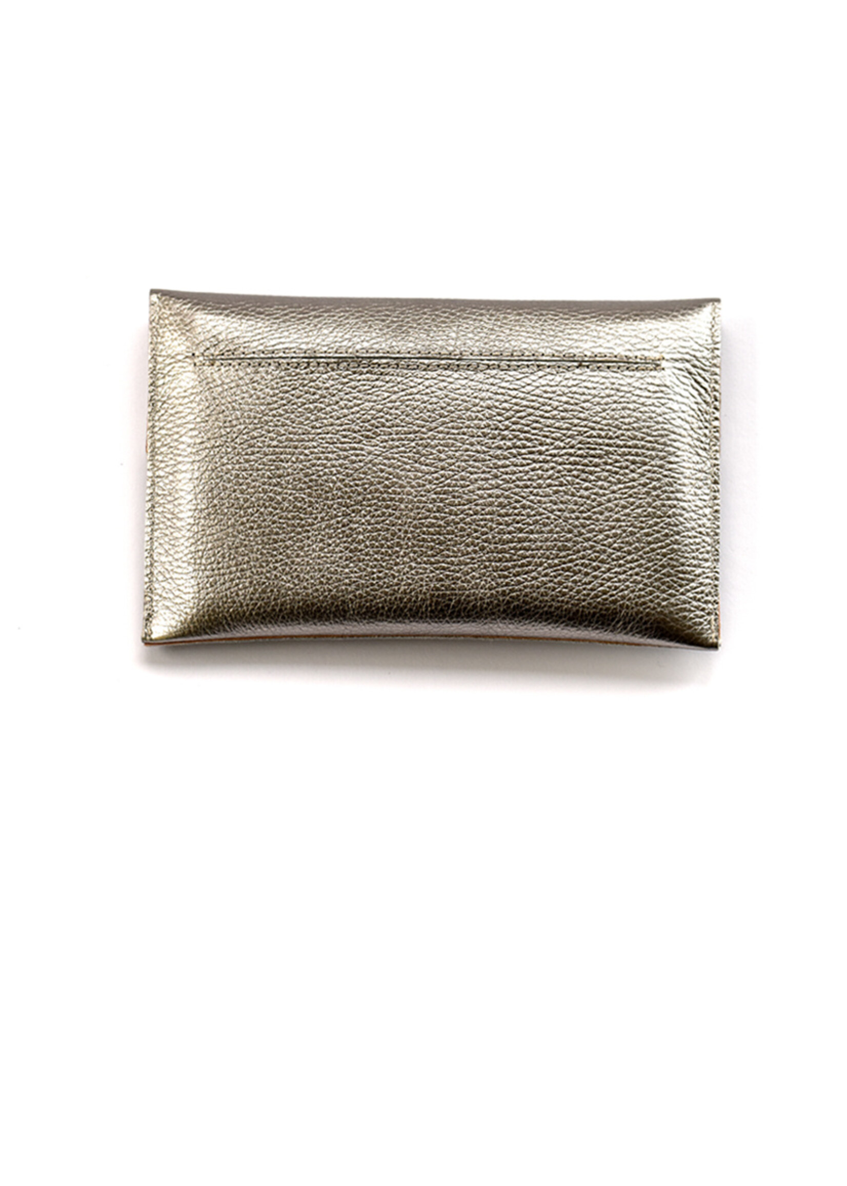 Ann Kurz Envelope Handytasche Grained Metallic Silver