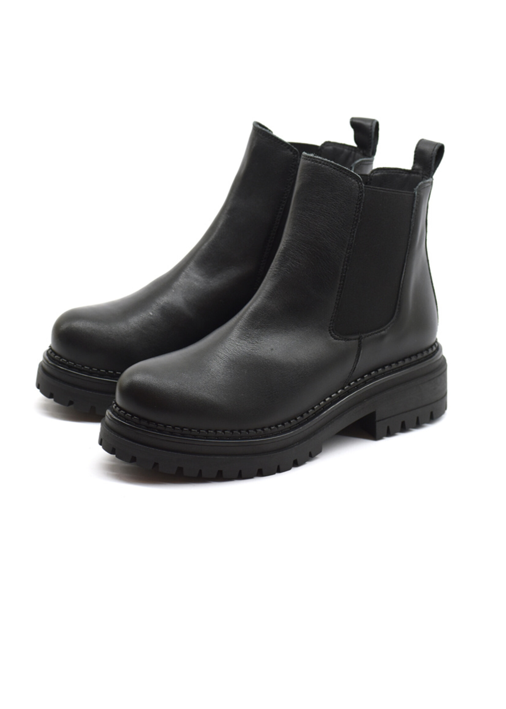 Plateau-Chelsea Boots  Schwarz