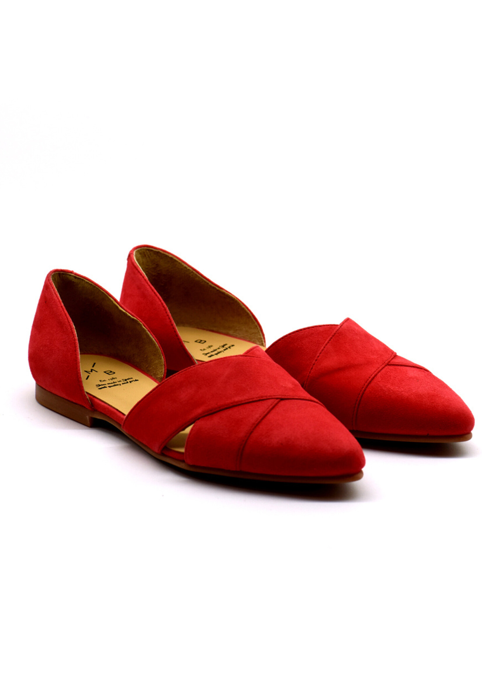 Spitze Ballerinas Suede Cranberry