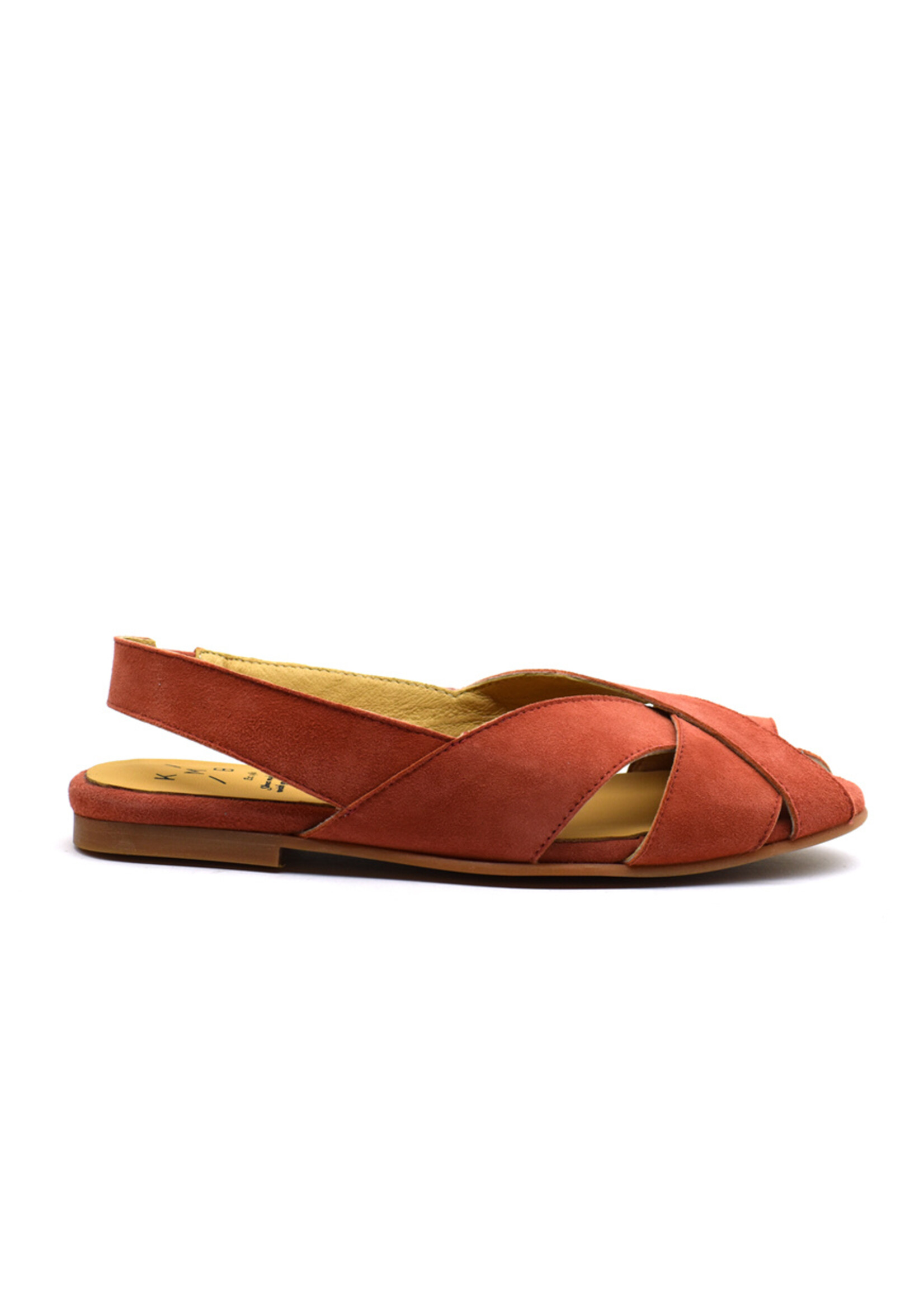 Sling Backs Suede Papaya