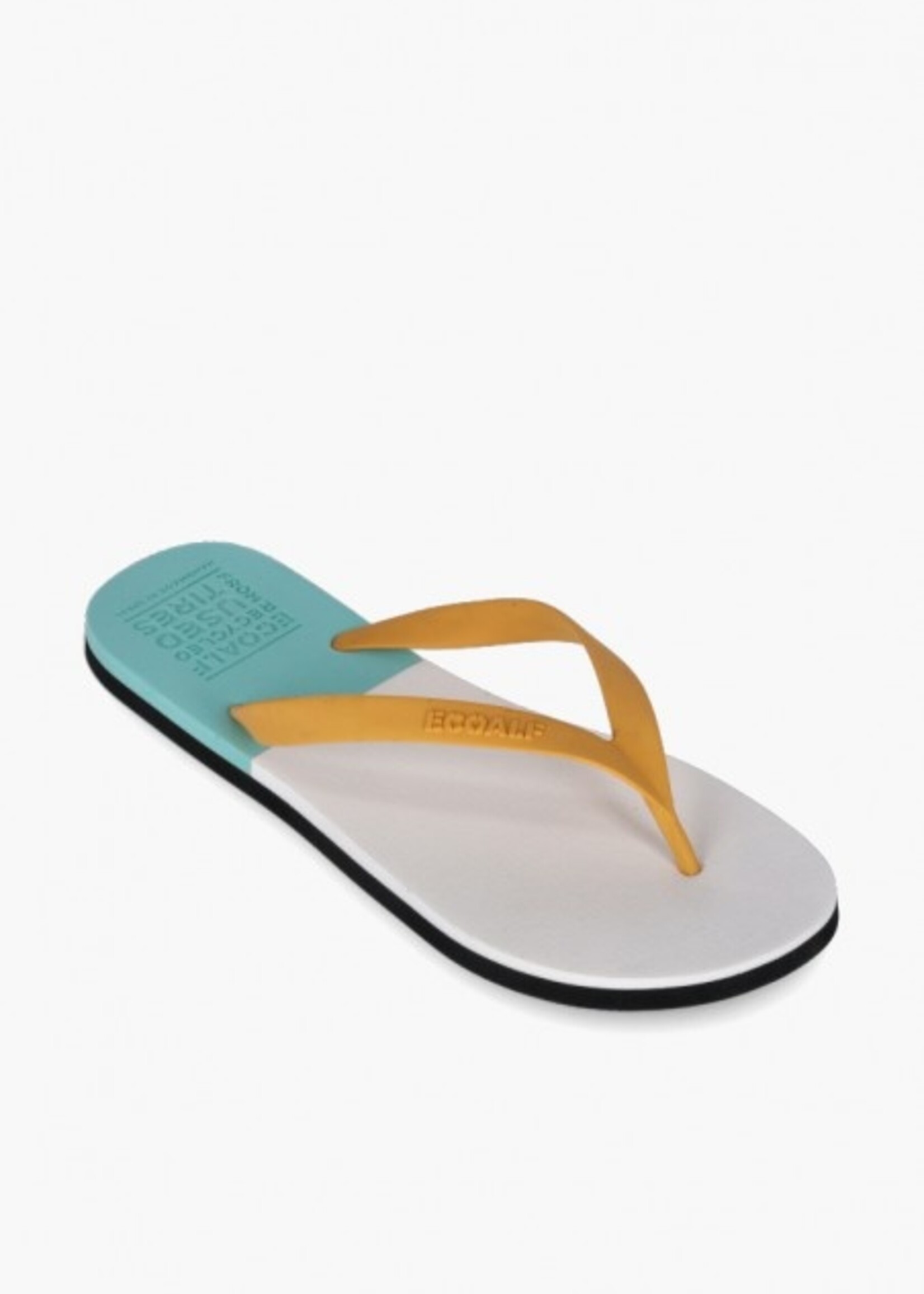 Flip Flop Bicolor Off White - Movida Shoe Lounge