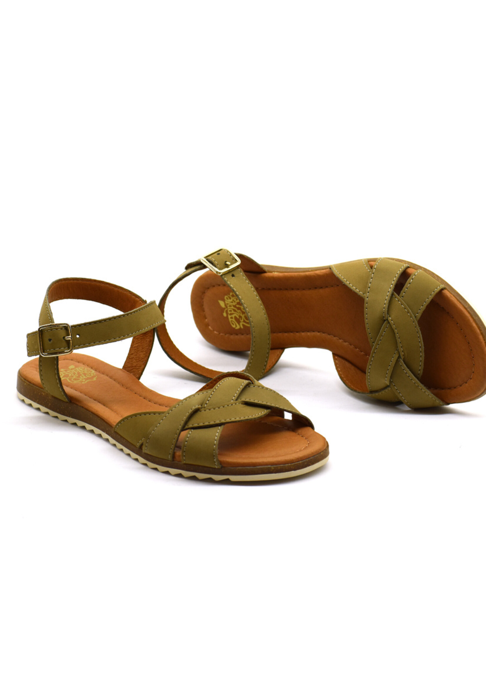 Sandalen Nubuk Taupe