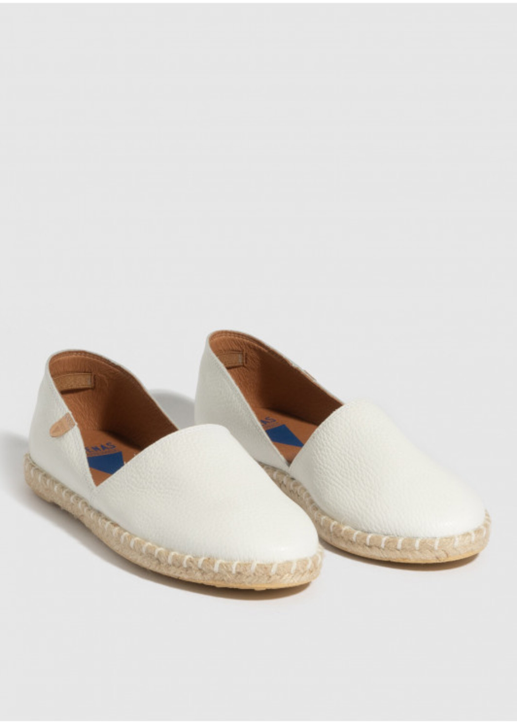 Espadrilles Carmen Leder Weiss