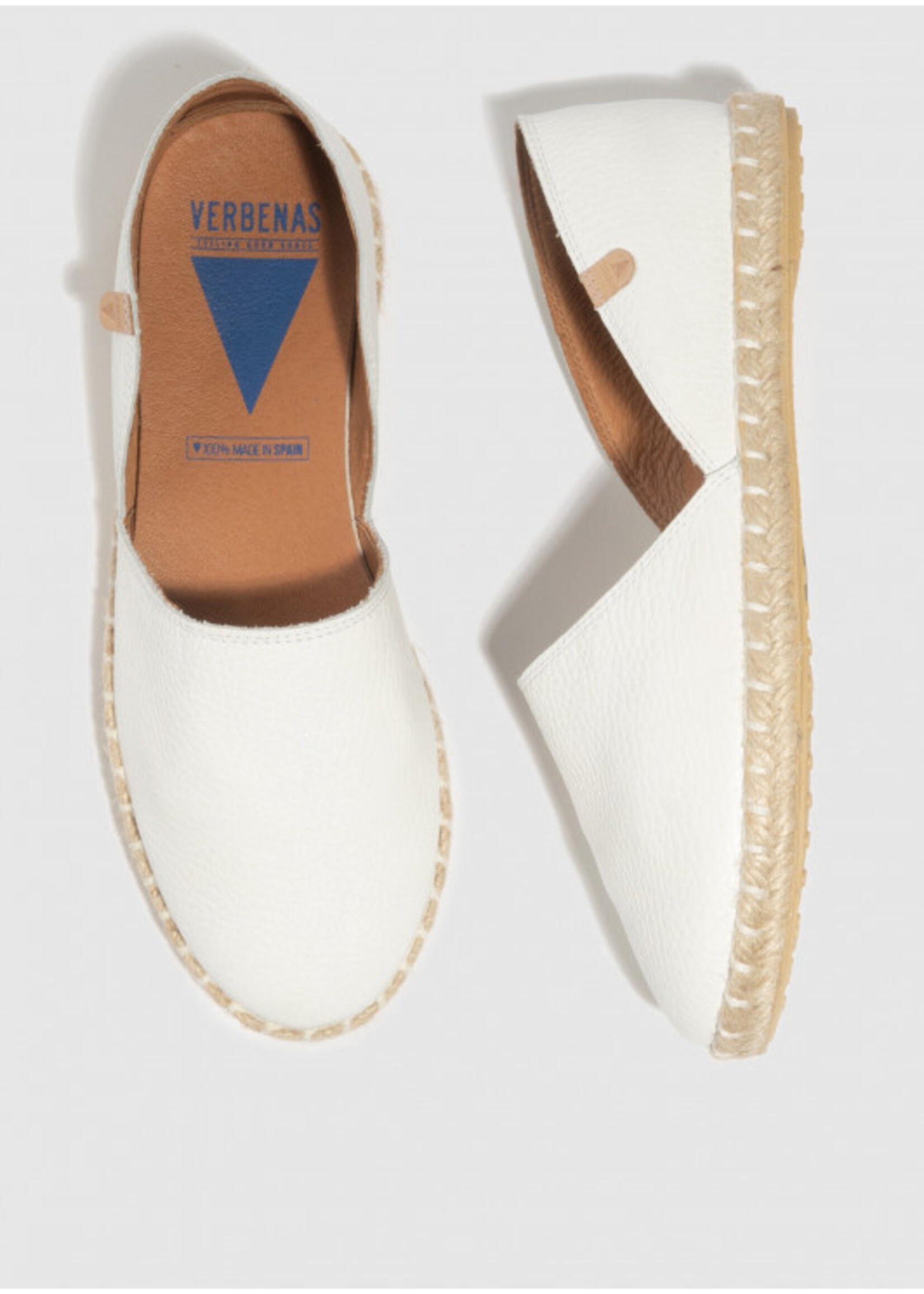 Espadrilles Carmen Leder Weiss