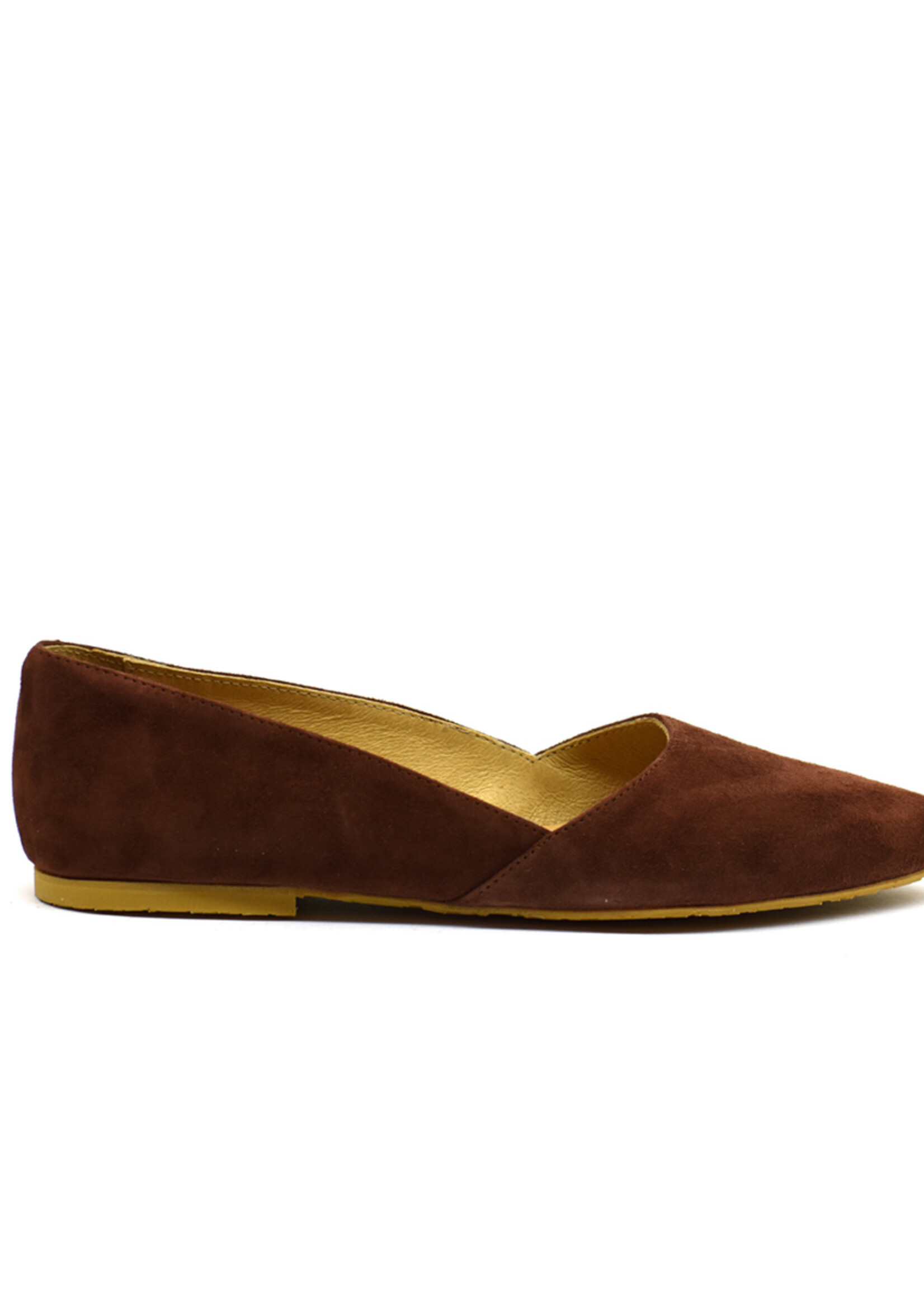 Ballerinas Suede Brandy