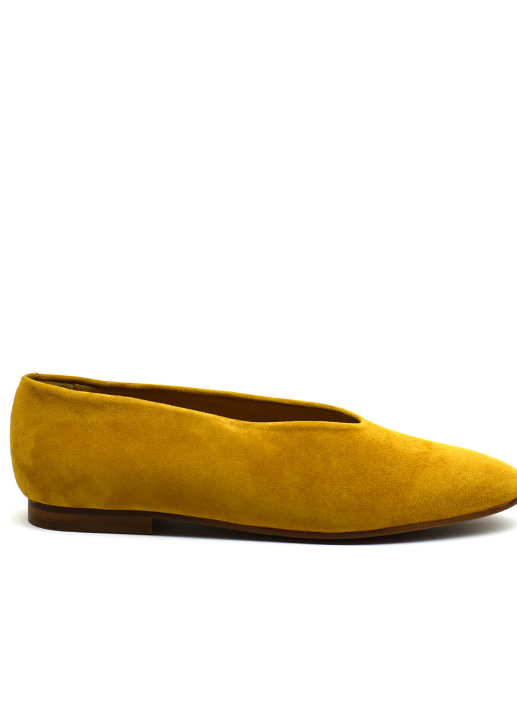 Ballerinas Suede Safran