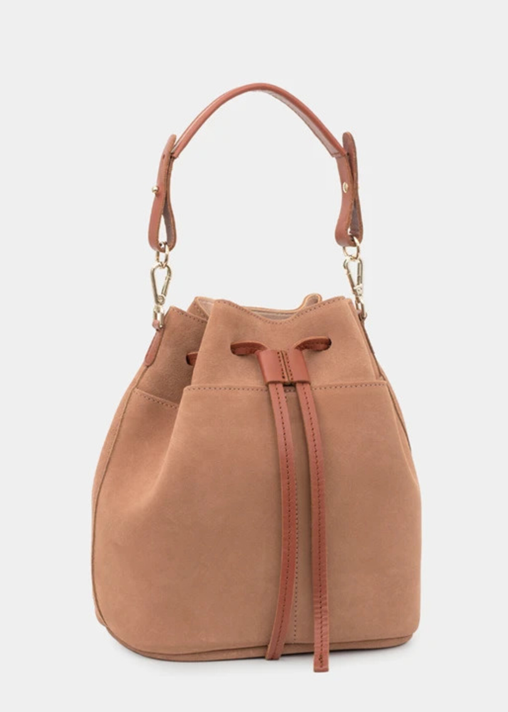 Ann Kurz Beuteltasche Sac Suede Rose