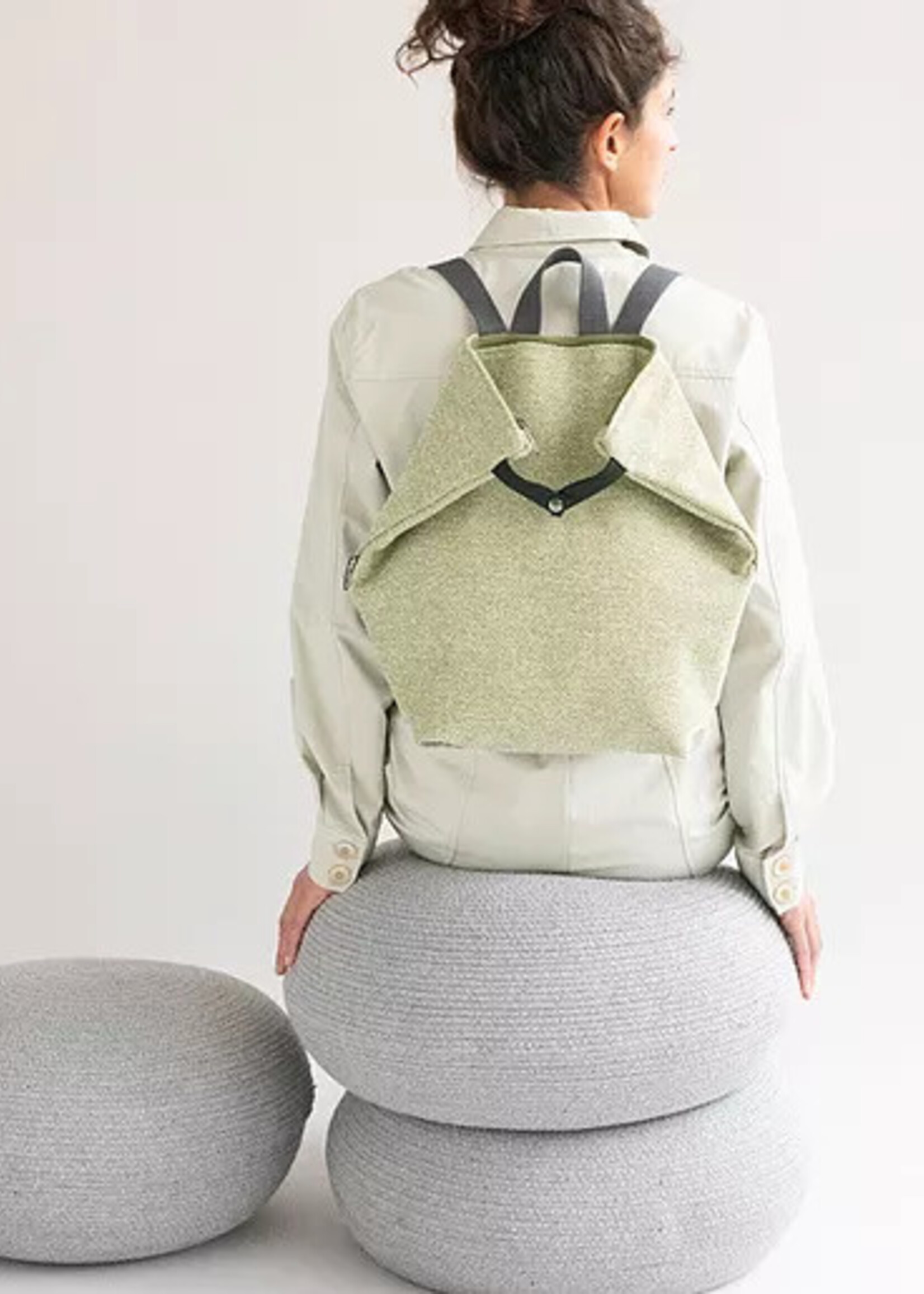 Nansa Cimo Pocket Rucksack Hellgrün