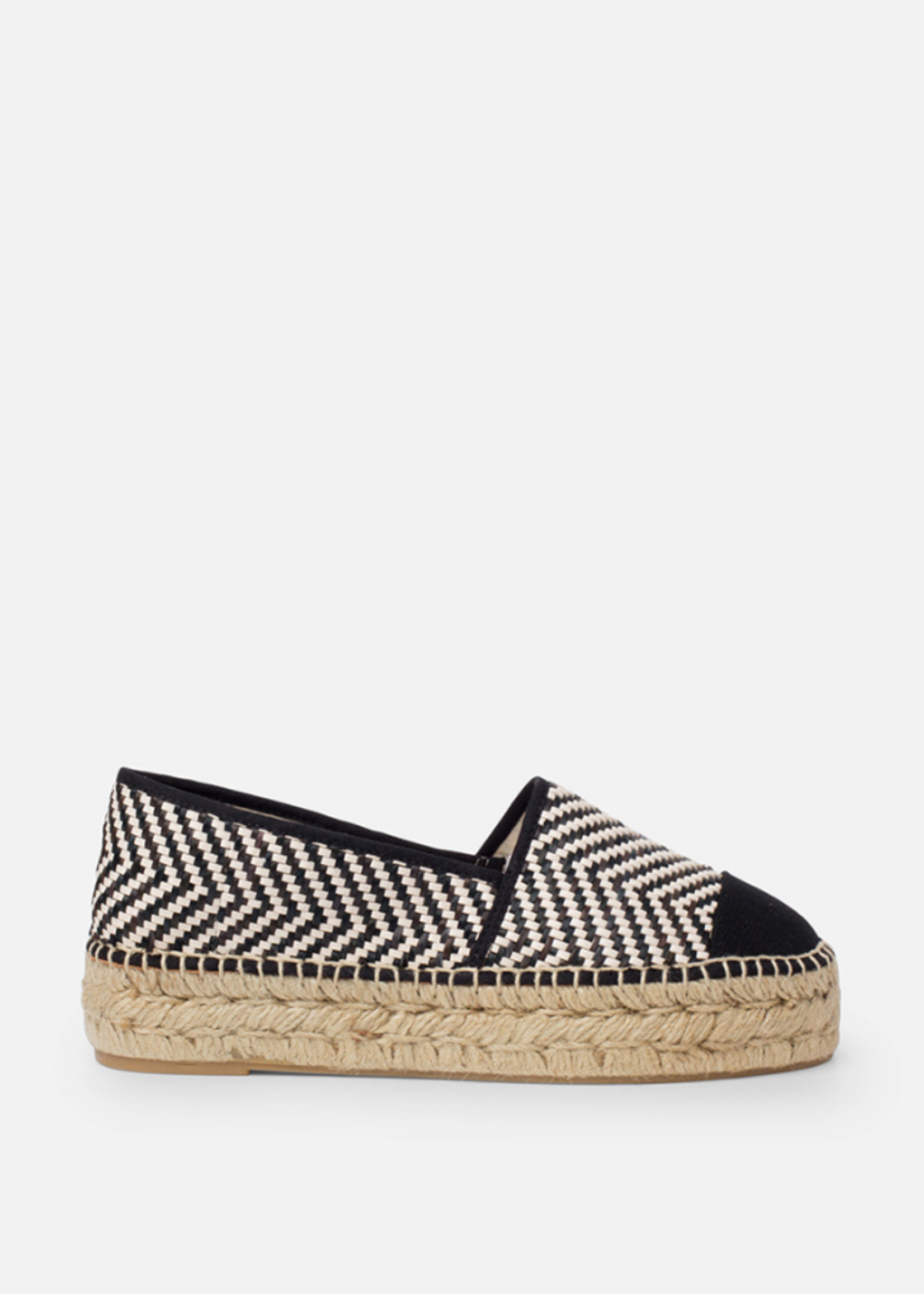 Plateau Espadrilles Multi Black