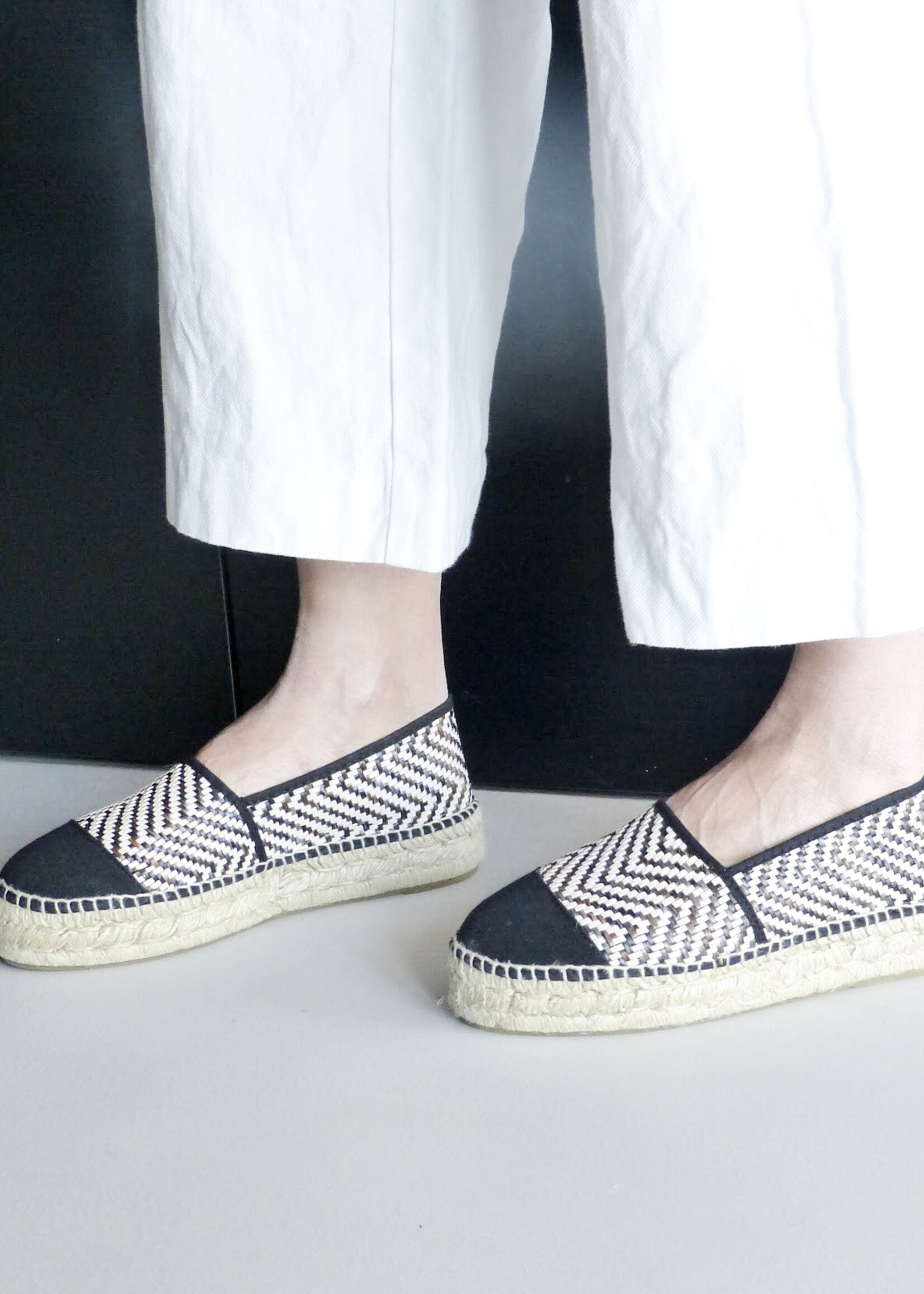 Plateau Espadrilles Multi Black