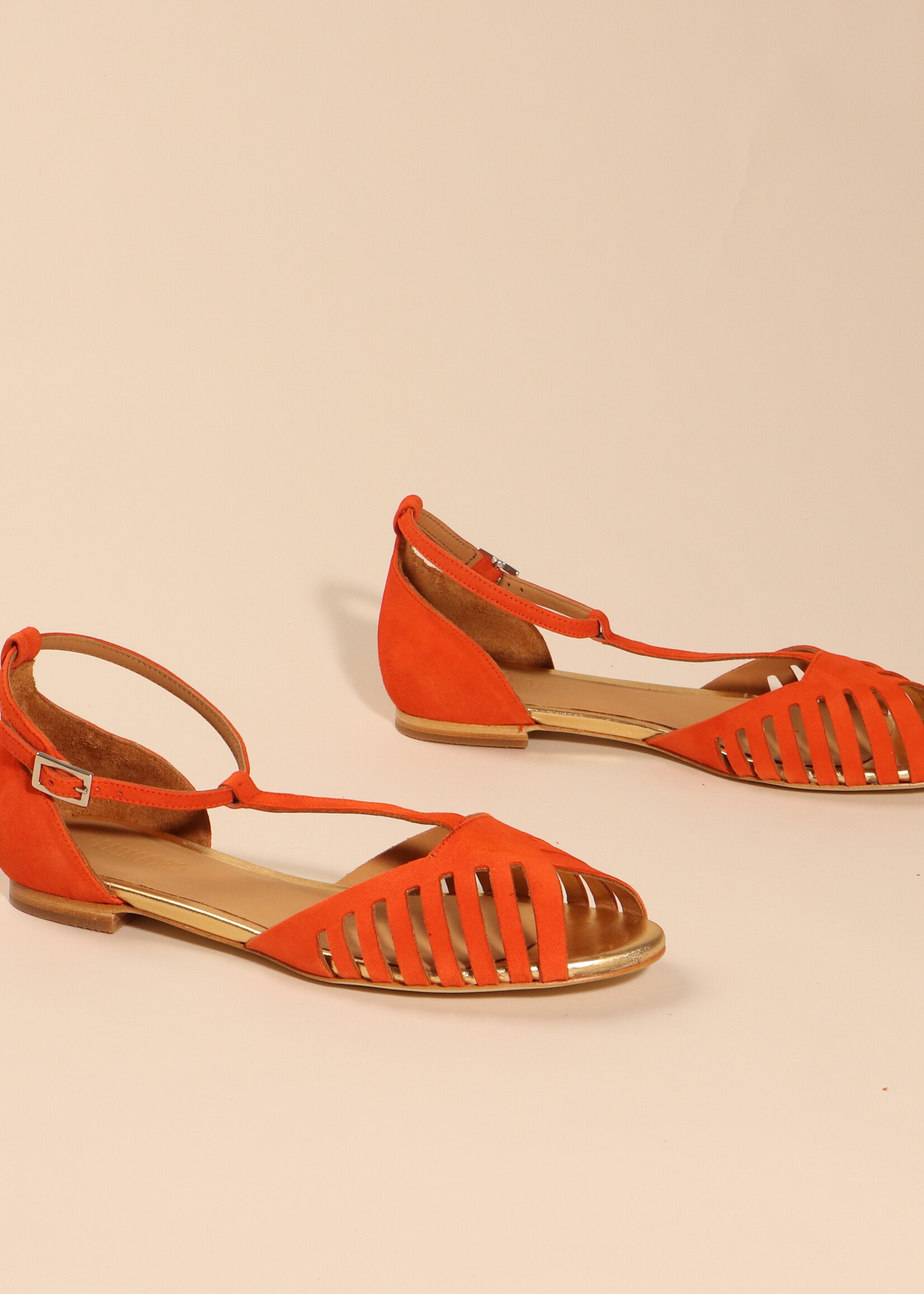 Sandalen Lily Suede Orange