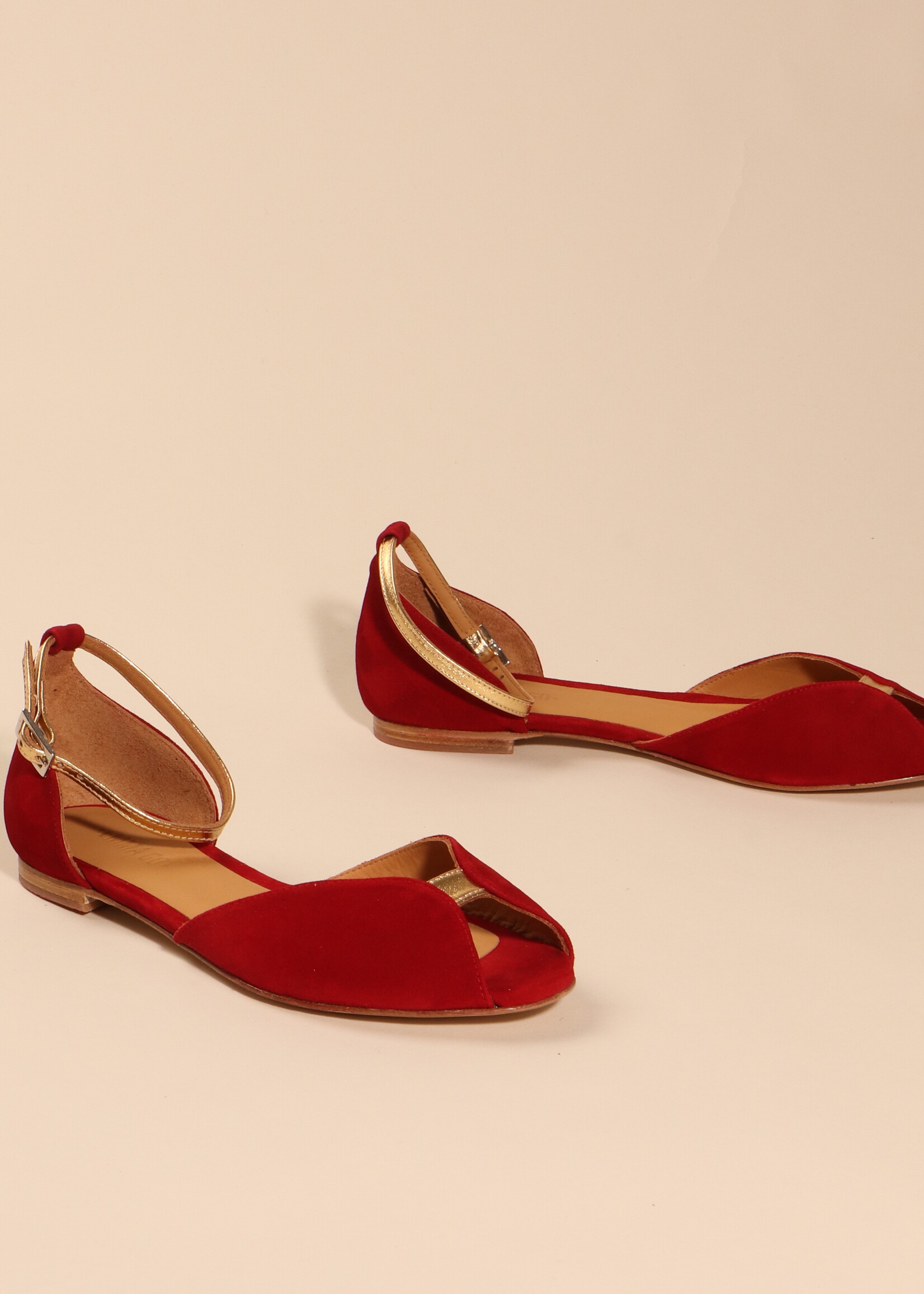 Sandalen Juliette Suede Red