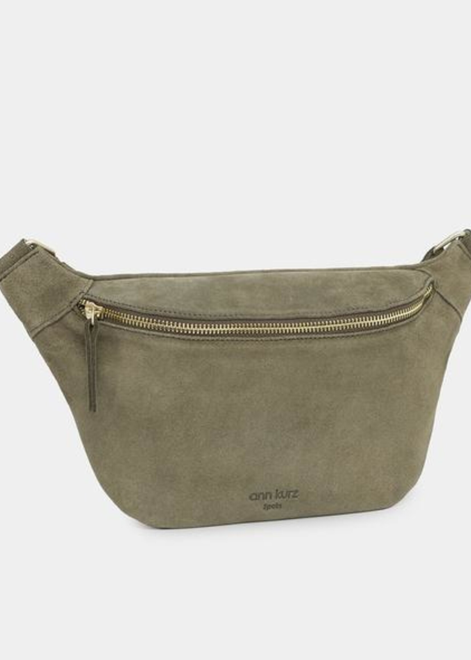 Ann Kurz  Bauchtasche Suede Olive