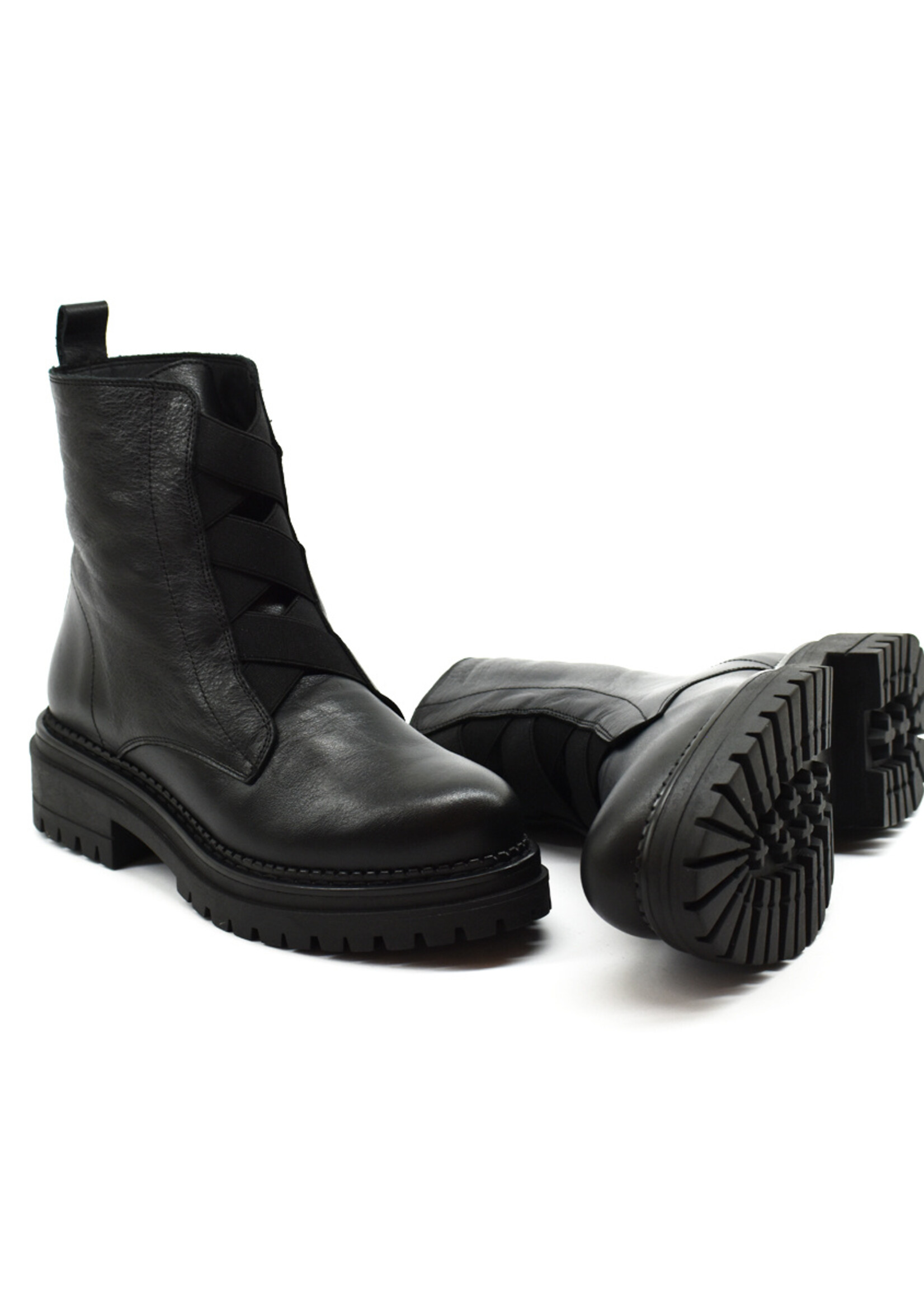 Stiefeletten mit Gummizug Savage Black