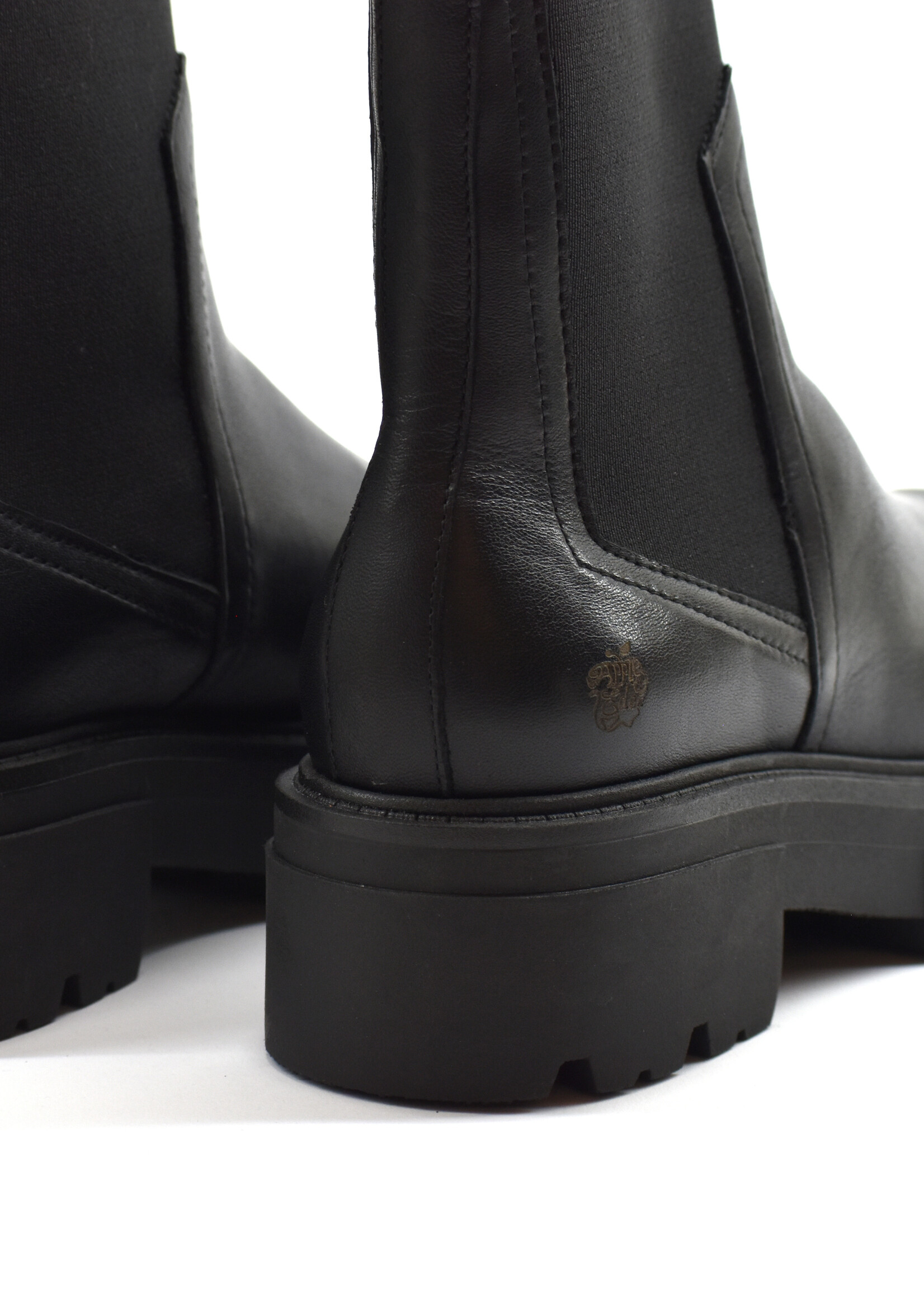 Plateau-Chelsea Boots King, Schwarz