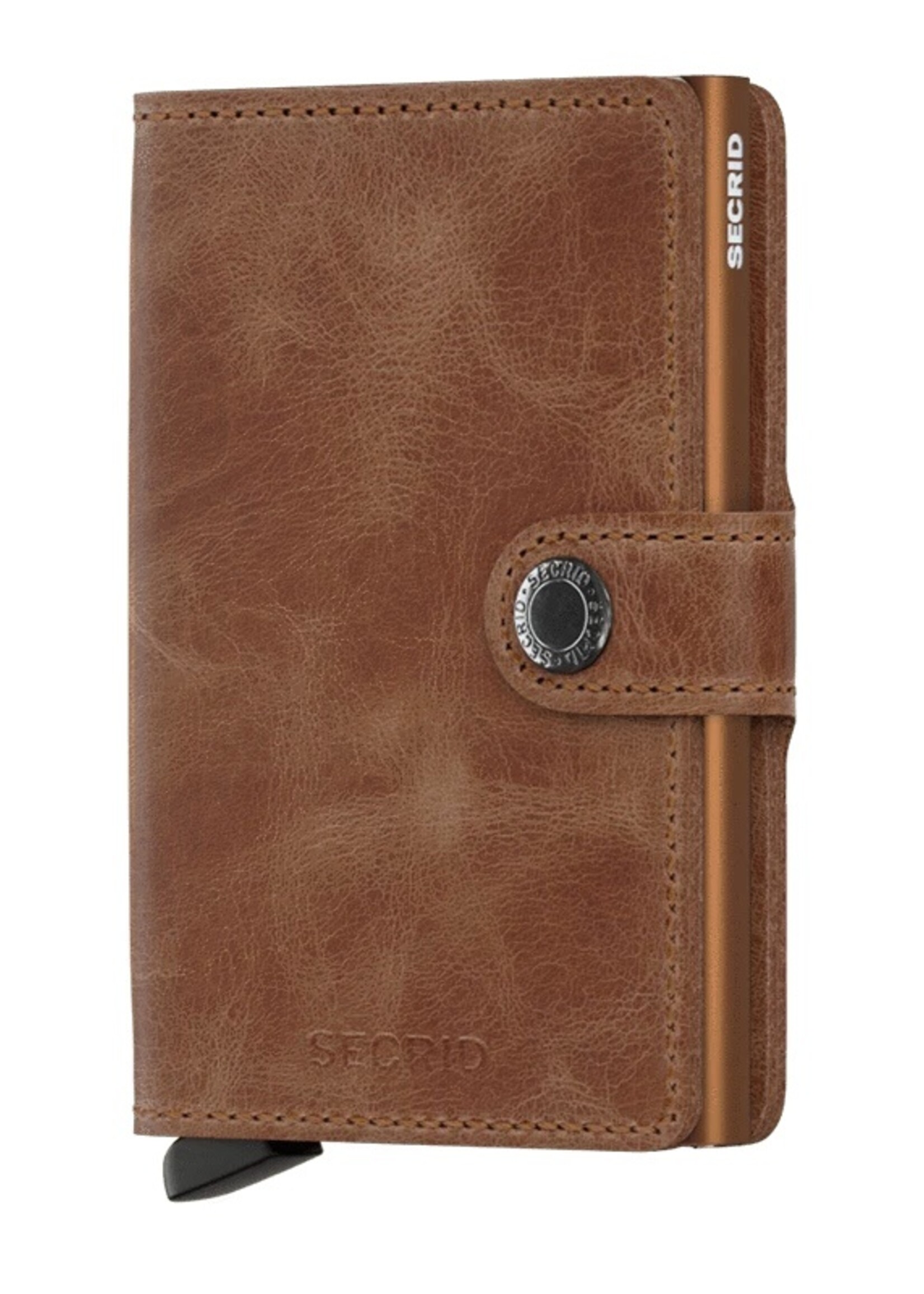 Miniwallet Vintage Cognac-Rust