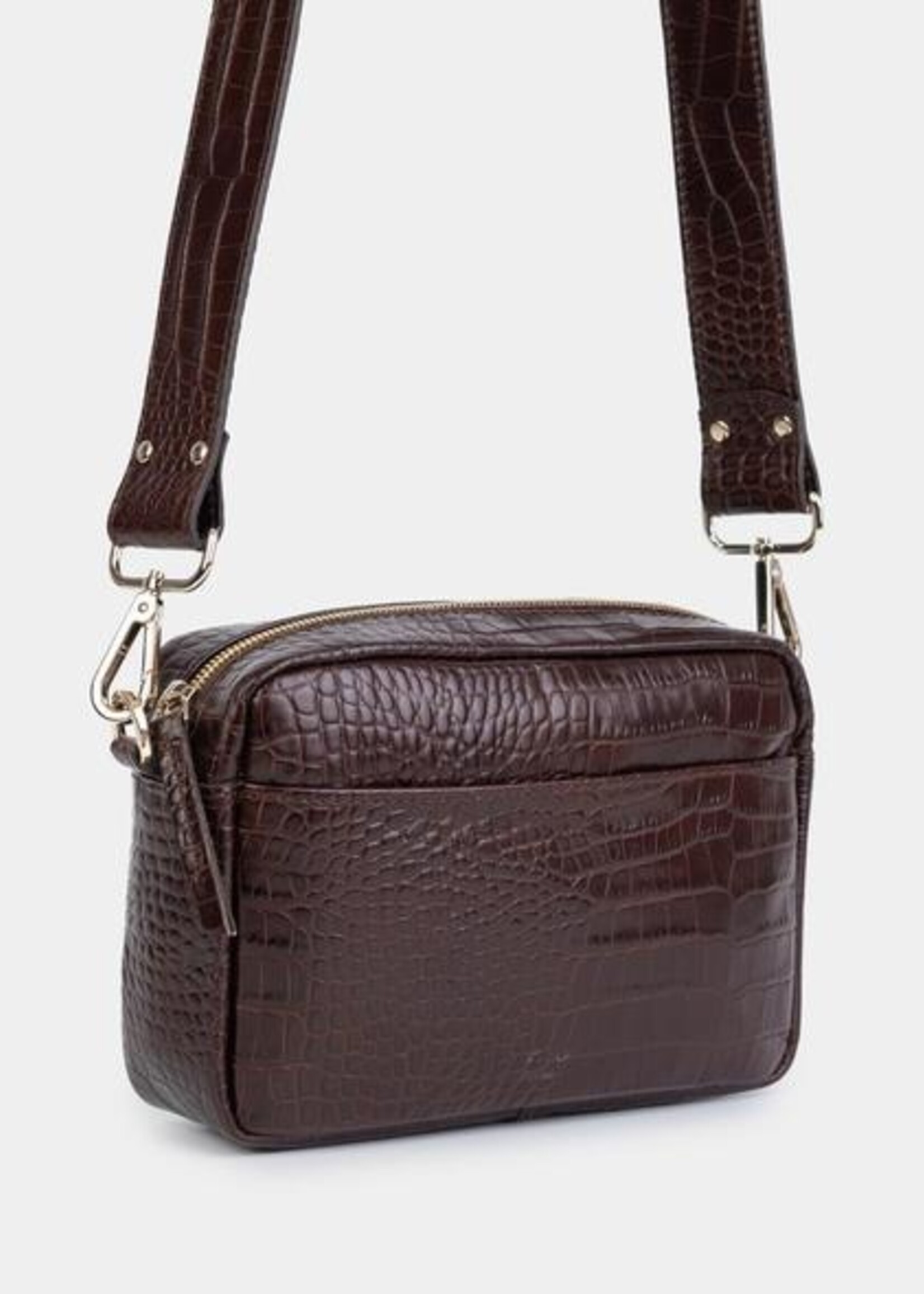 Ann Kurz Carla Shoulder Bag Coco  Pecan