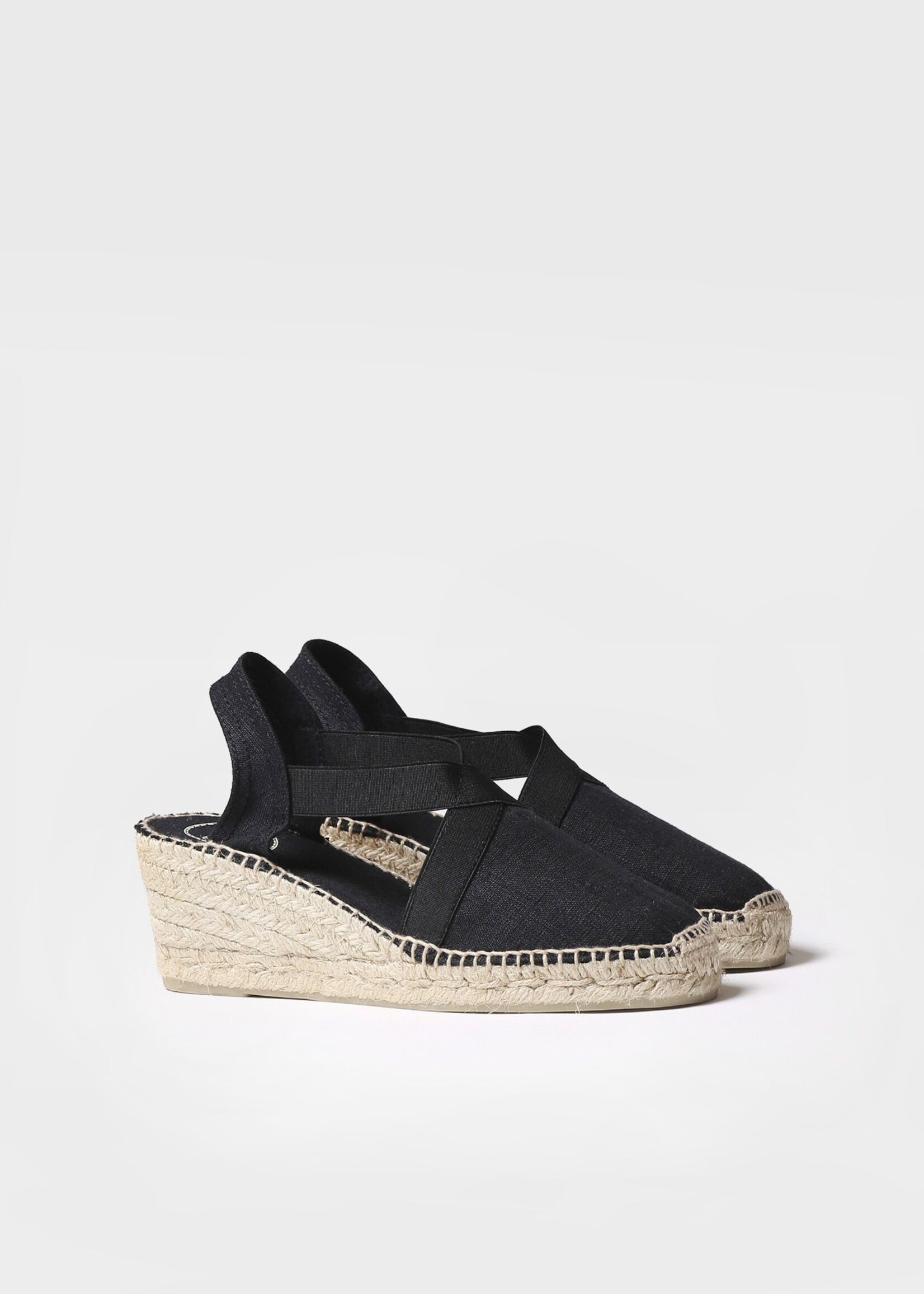 Espadrilles Leinen Schwarz