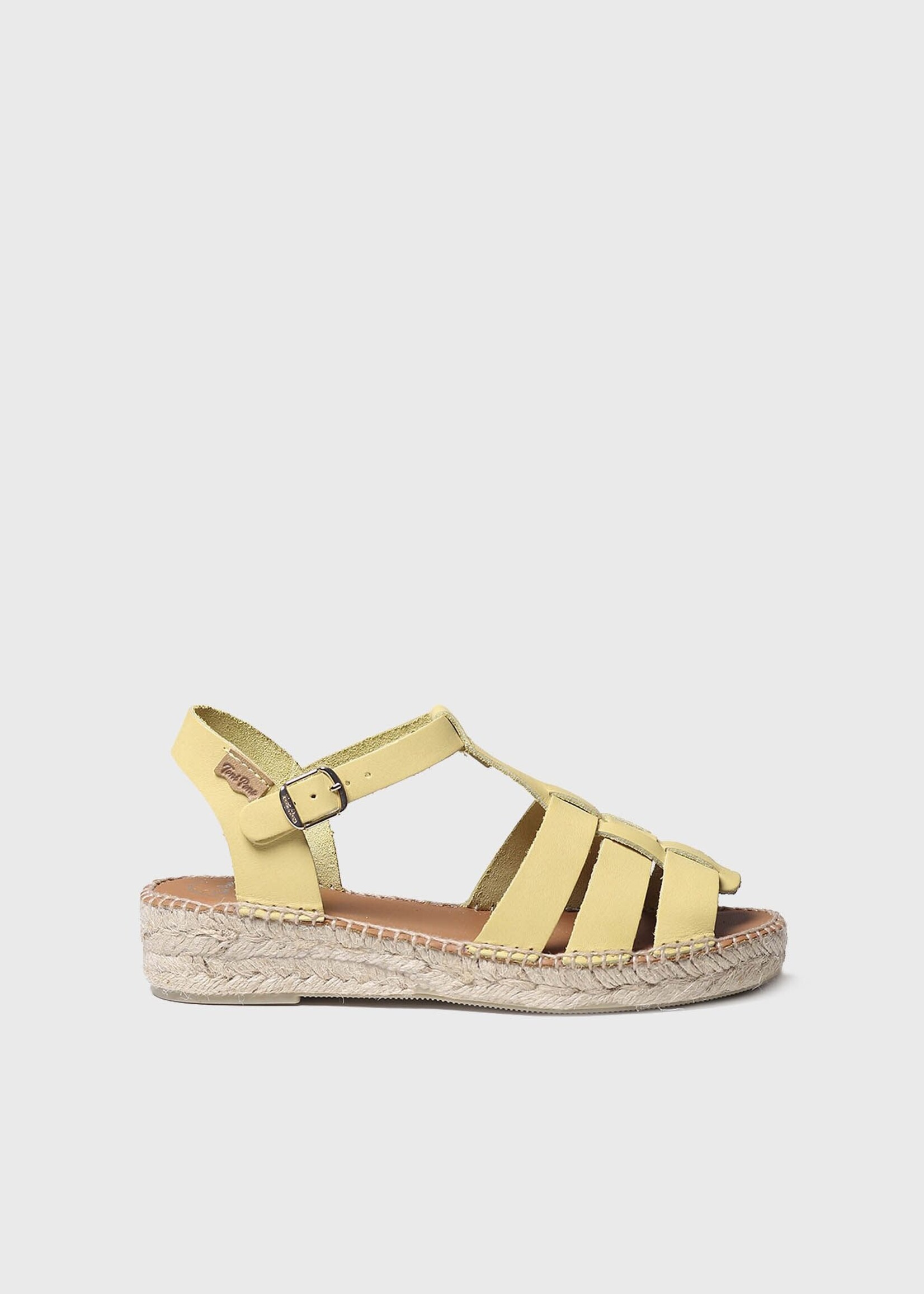 Riemchen Espadrilles Gelb