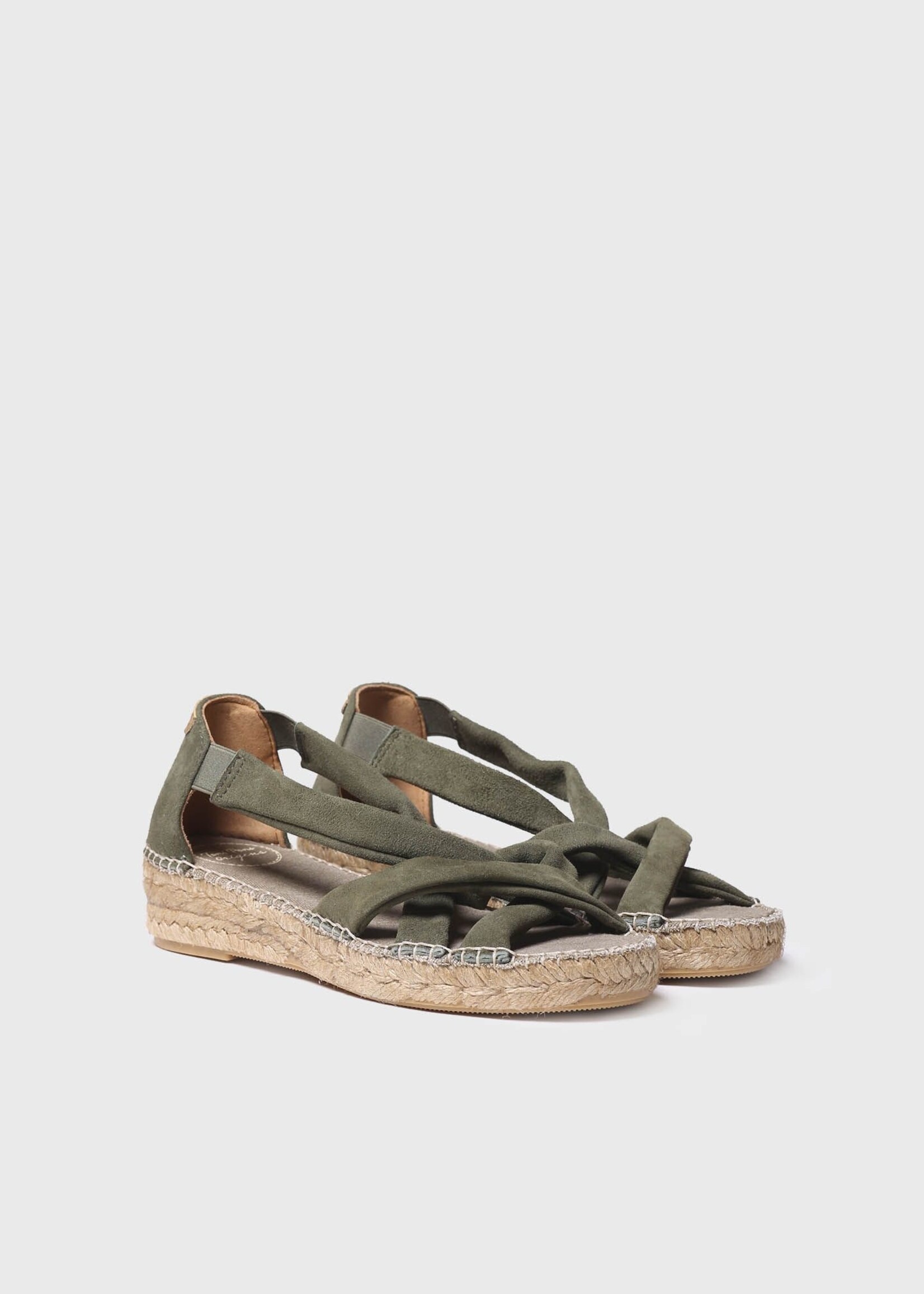 Riemchen Espadrilles Khaki