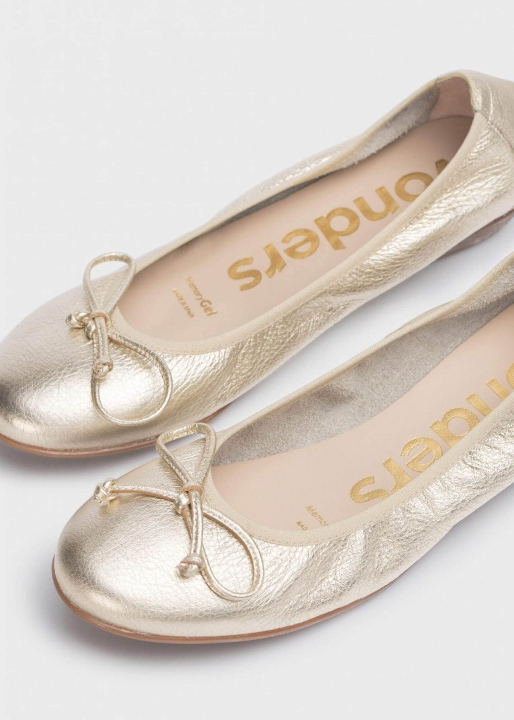 Ballerinas Metallic Wash Platino