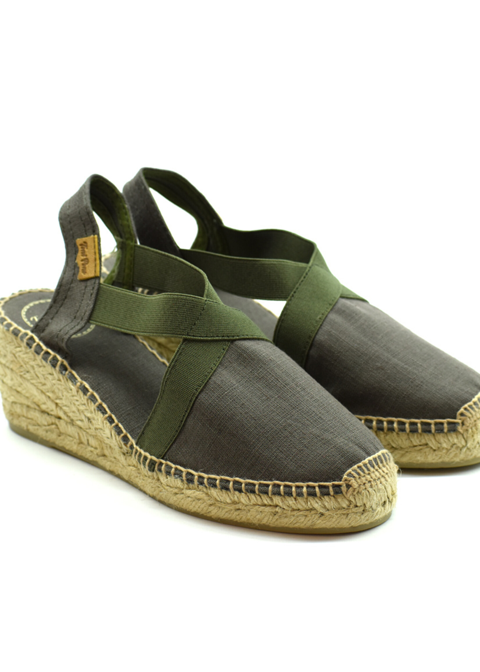 Espadrilles Leinen Kakhi