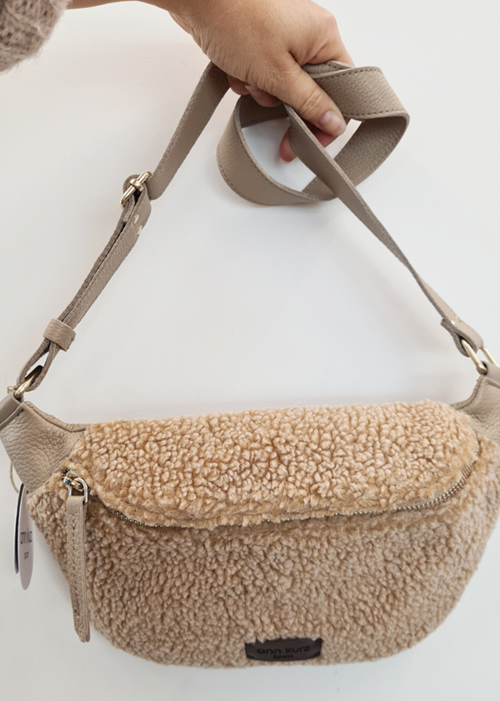 Ann Kurz Fanny Bauchtasche Teddy Beige