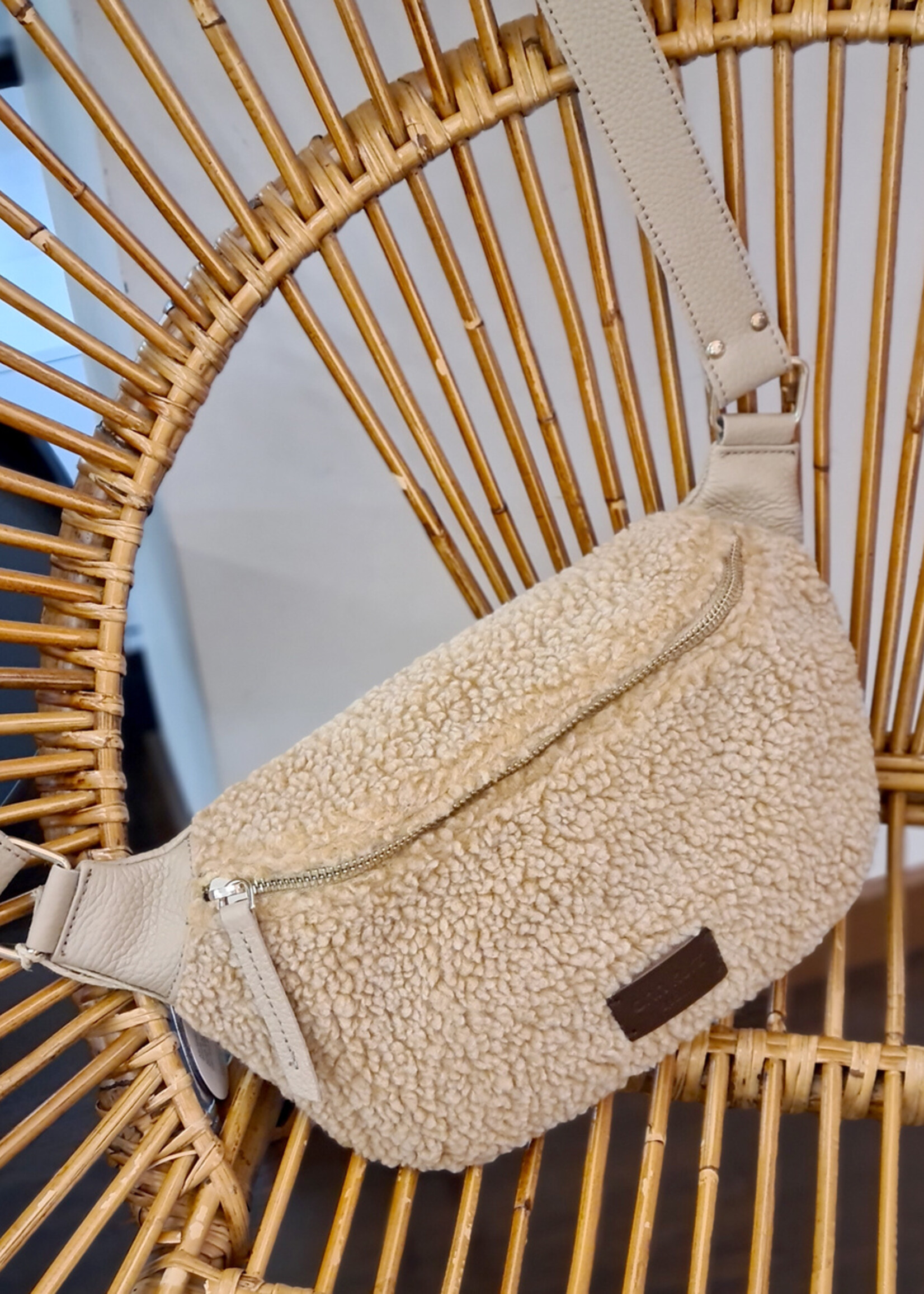 Ann Kurz Fanny Bauchtasche Teddy Beige