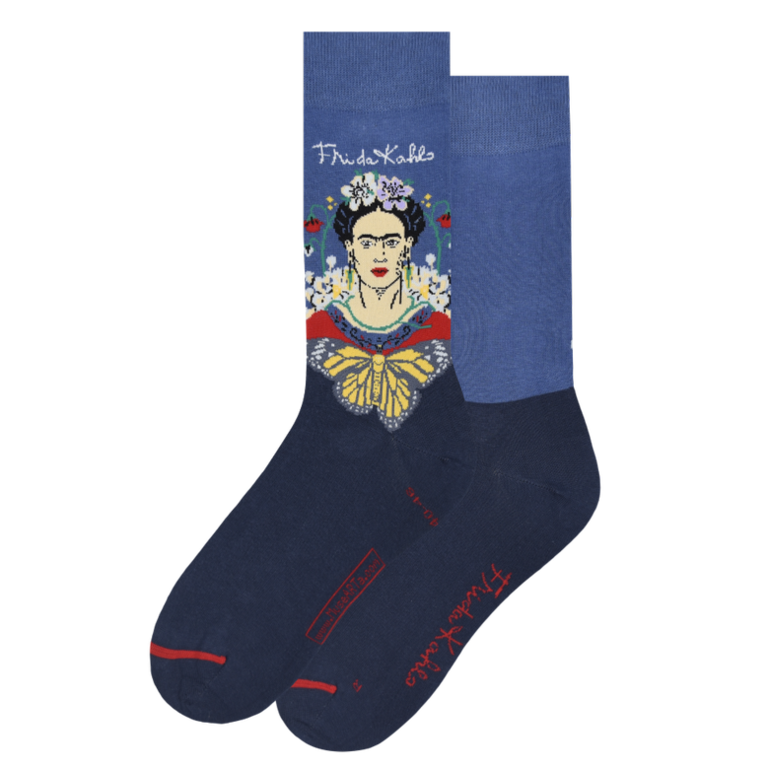 MuseARTa Frida Kahlo - Schmetterlinge Blau Grösse 36-40 (Einheitsgrösse)
