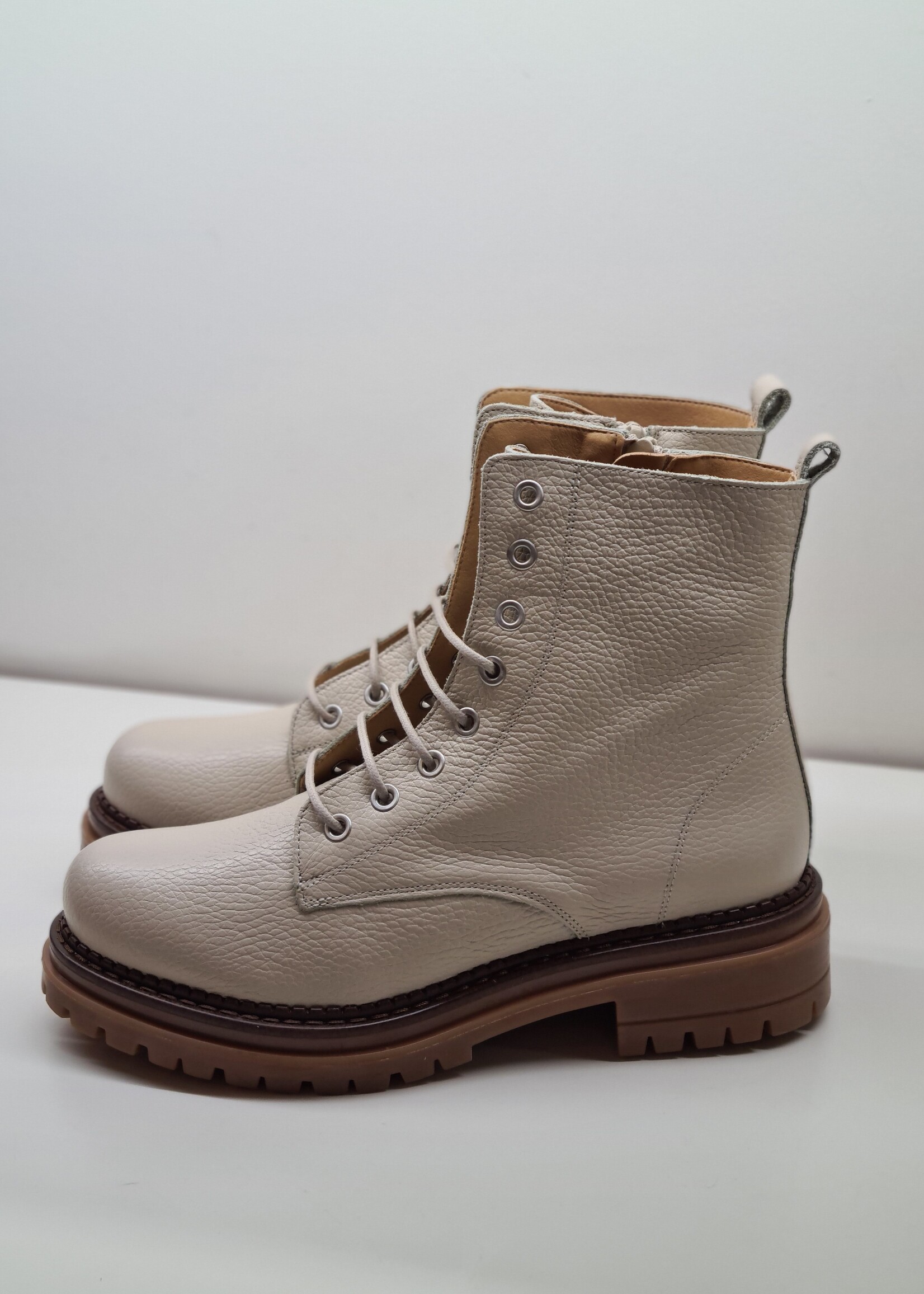 Plateauschnürstiefeletten Rio Beige