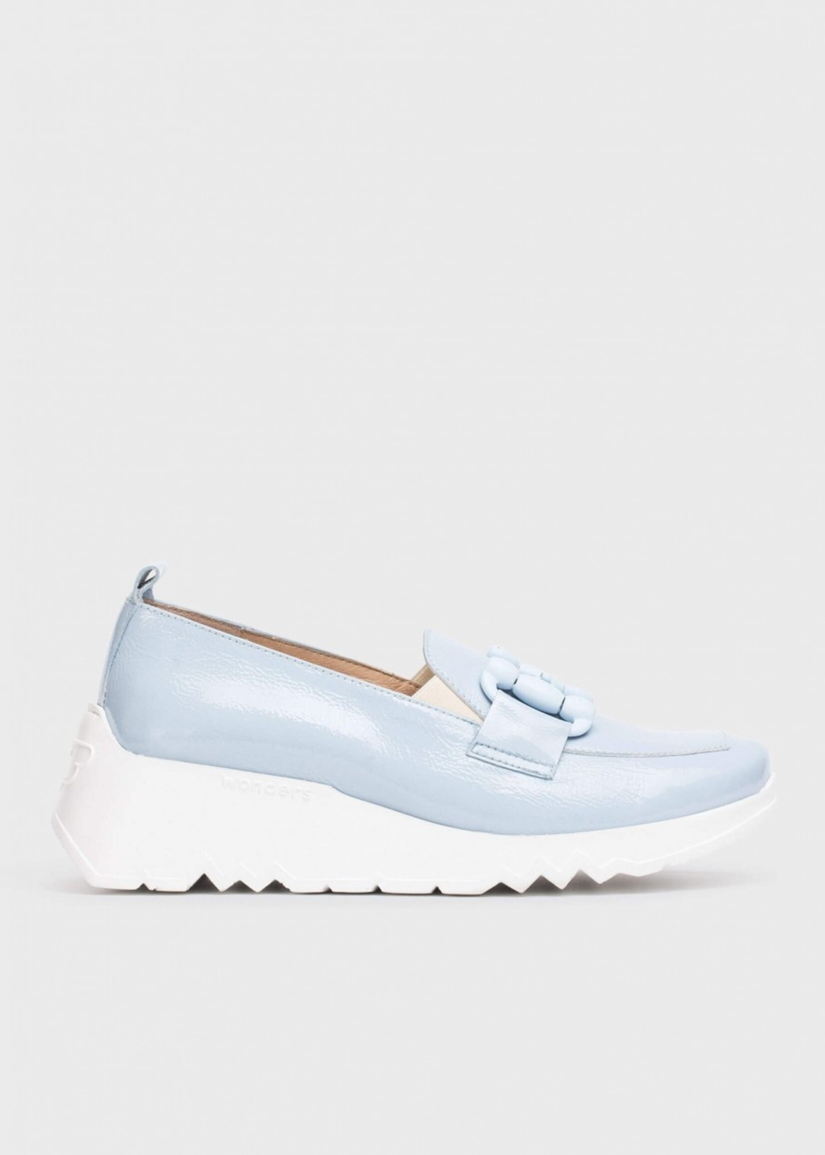 Sportliche Loafers Lack Blue