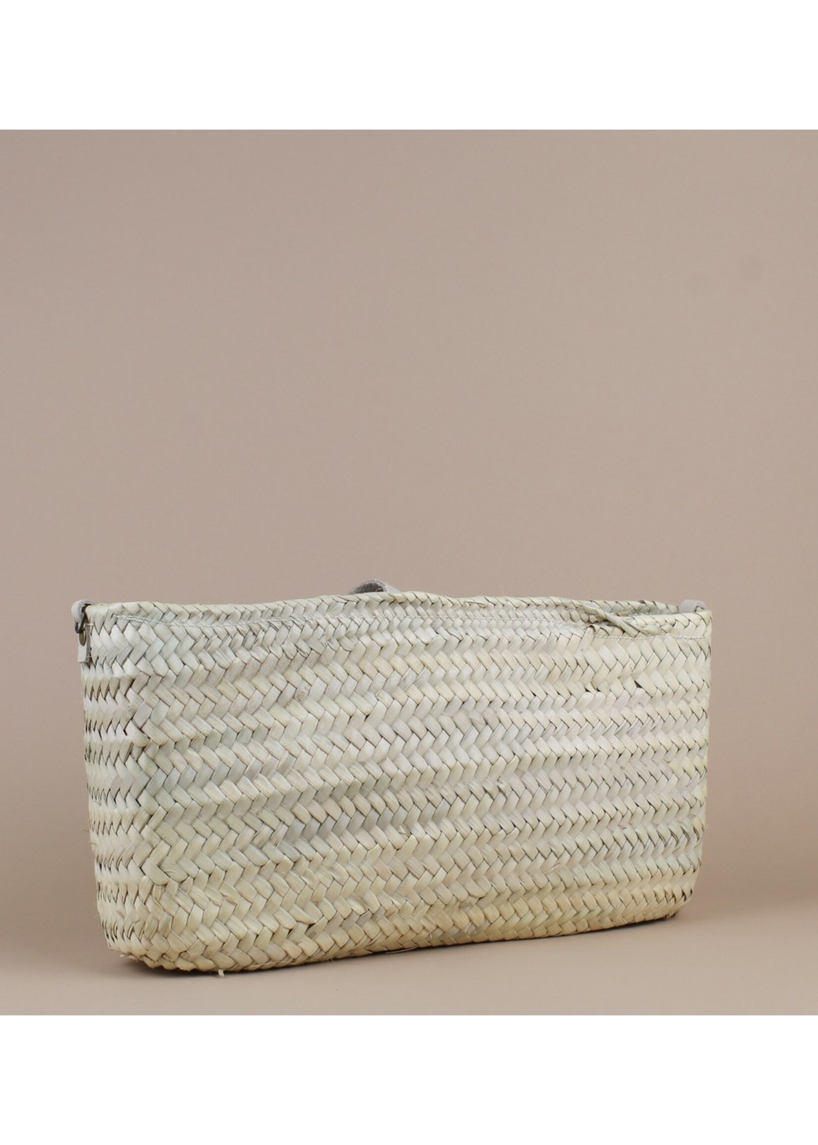 Piel de Mar Valeria Basttasche mit Schleife Elfenbein