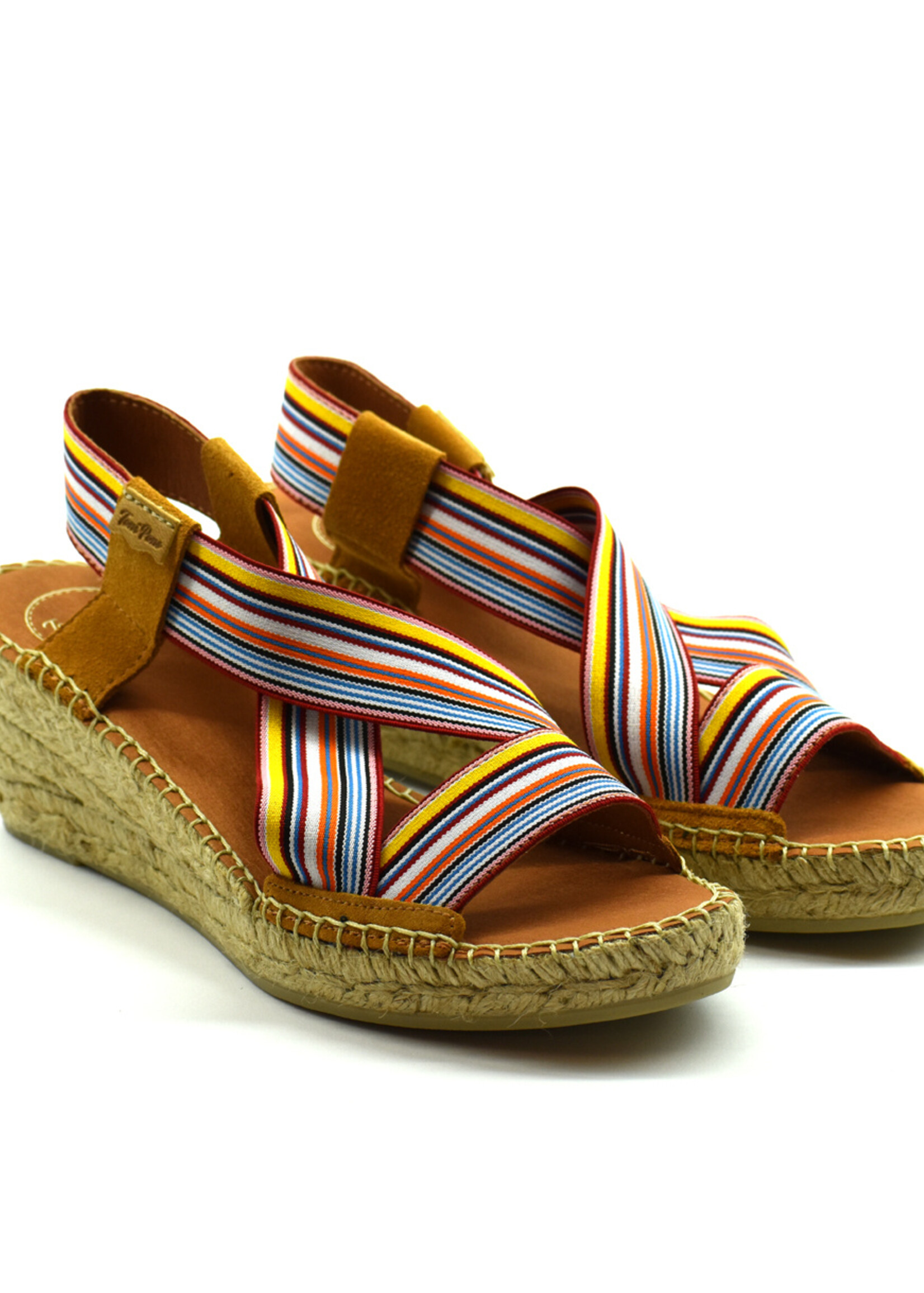 Riemchenkeilespadrilles Elastic Multicolour