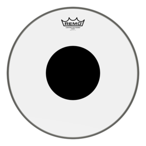 Remo Controlled Sound Clear 22" Black Dot CS-1318-10  Bass Drum