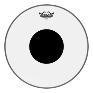 Remo Controlled Sound Clear 22" Black Dot CS-1322-10  Bass Drum