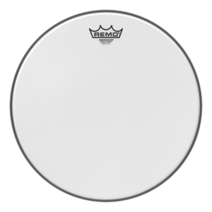 Remo White Suede Ambassador 08" BA-0808-WS