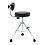Gibraltar GGS10S - Short 21″ compact performance stool - fold up tripod with foot rest