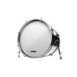 Evans EQ3 Resonant Smooth White Bass Drum 18" - Port