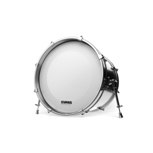 Evans EQ3 Resonant Coated White Bass Drum 24" - No Port