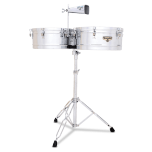 Latin Percussion M257 - Chrome Timbales 14" & 15" - Matador Series