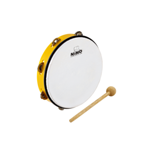 Meinl Nino NINO24Y - ABS Tambourine - 10" - Yellow