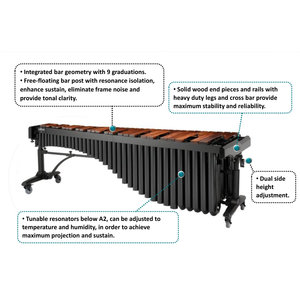 Majestic Percussion M650HB - 5okt Marimba - Rosewood